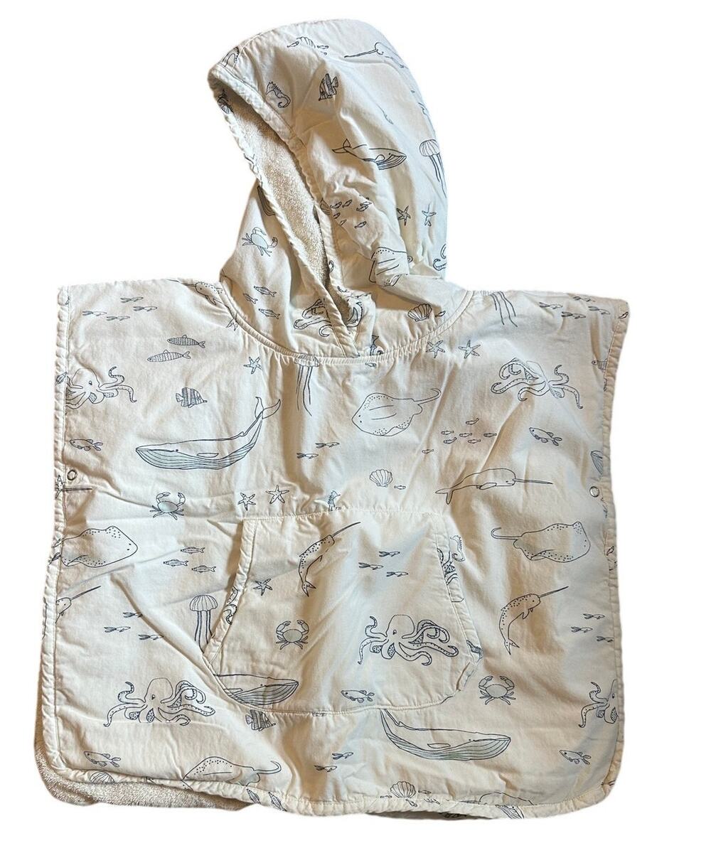 Baby bath and beach towels, Pottery Barn and Pehr